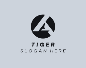 Shape - Modern Geometric Letter A logo design