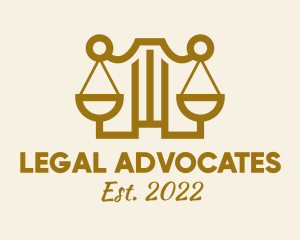 Law School Scales logo design