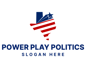 Politics - Political Texas Map logo design