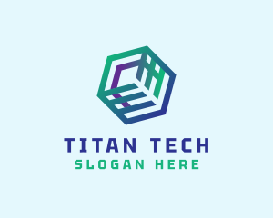 Professional Tech Cube logo design