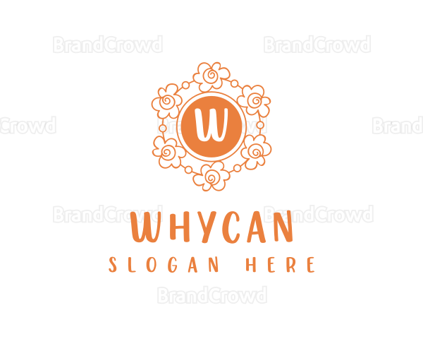 Botany Flower Petals Logo