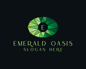 Emerald - Precious Jewelry Emerald Gemstone logo design