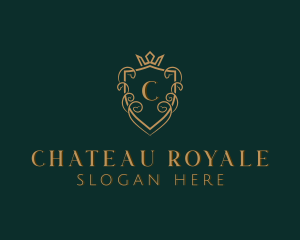 Gold Royal Academy logo design