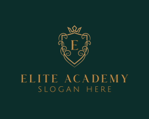 Academy - Gold Royal Academy logo design