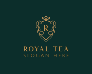 Gold Royal Academy logo design