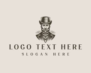 Formal - Formal Victorian Gentleman logo design