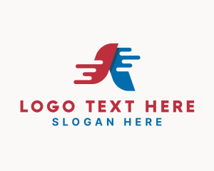 Twitter - American Business Letter A logo design