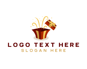 Present - Gift Box Present logo design