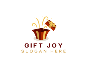 Gift Box Present logo design