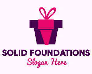 Gift Box Present  Logo