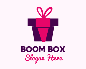 Gift Box Present  logo design