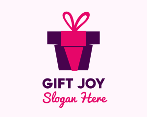 Giveaway - Gift Box Present logo design