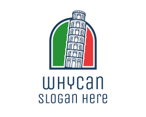 Italy - Italy Pisa Tower logo design