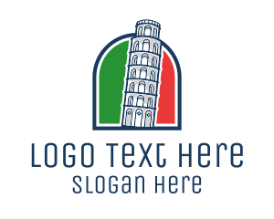 Italy Pisa Tower  Logo