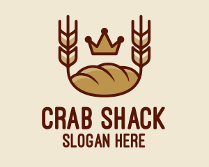 Wheat Bread Loaf  logo design