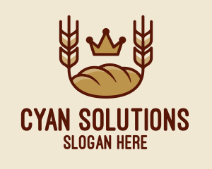 Wheat Bread Loaf  logo design