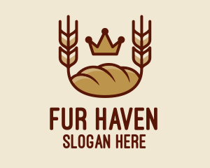 Wheat Bread Loaf  logo design