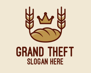 Kitchen - Wheat Bread Loaf logo design