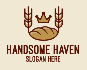 Wheat Bread Loaf  logo design