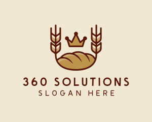 Wheat Bread Loaf  logo design