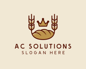 Wheat Bread Loaf  logo design