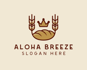 Wheat Bread Loaf  logo design