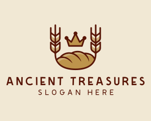 Wheat Bread Loaf  logo design