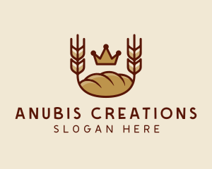 Wheat Bread Loaf  logo design