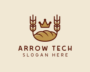 Wheat Bread Loaf  logo design