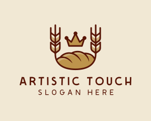 Wheat Bread Loaf  logo design