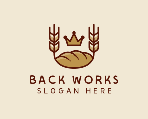 Wheat Bread Loaf  logo design