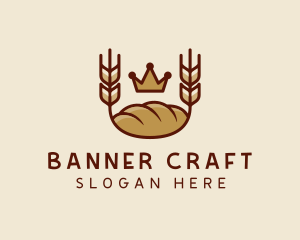 Wheat Bread Loaf  logo design