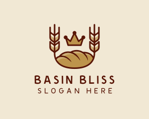 Wheat Bread Loaf  logo design