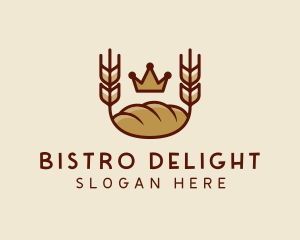 Wheat Bread Loaf  logo design