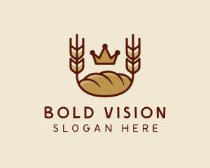 Wheat Bread Loaf  logo design