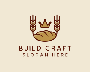 Wheat Bread Loaf  logo design