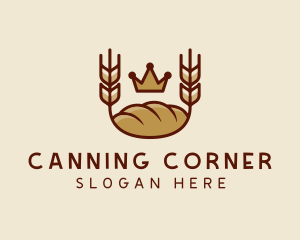 Wheat Bread Loaf  logo design