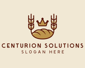 Wheat Bread Loaf  logo design