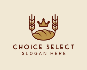 Wheat Bread Loaf  logo design