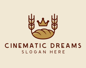 Wheat Bread Loaf  logo design