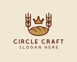 Wheat Bread Loaf  logo design