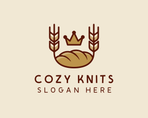 Wheat Bread Loaf  logo design