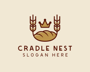 Wheat Bread Loaf  logo design