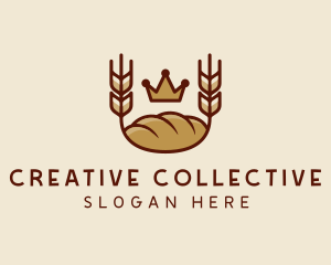 Wheat Bread Loaf  logo design