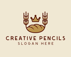 Wheat Bread Loaf  logo design