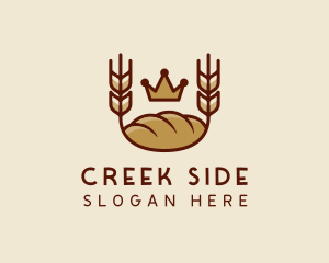 Wheat Bread Loaf  logo design