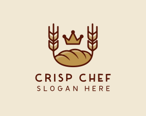 Wheat Bread Loaf  logo design