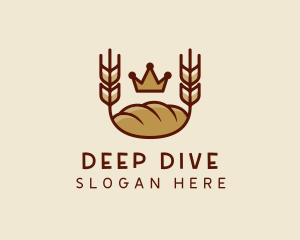 Wheat Bread Loaf  logo design