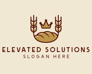 Wheat Bread Loaf  logo design