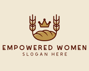 Wheat Bread Loaf  logo design